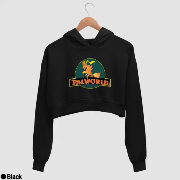 Palworld Pyrin Women's Crop Hoodie - Image 2