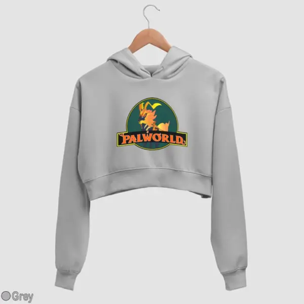 Palworld Pyrin Women's Crop Hoodie - Image 8
