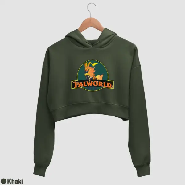 Palworld Pyrin Women's Crop Hoodie - Image 9