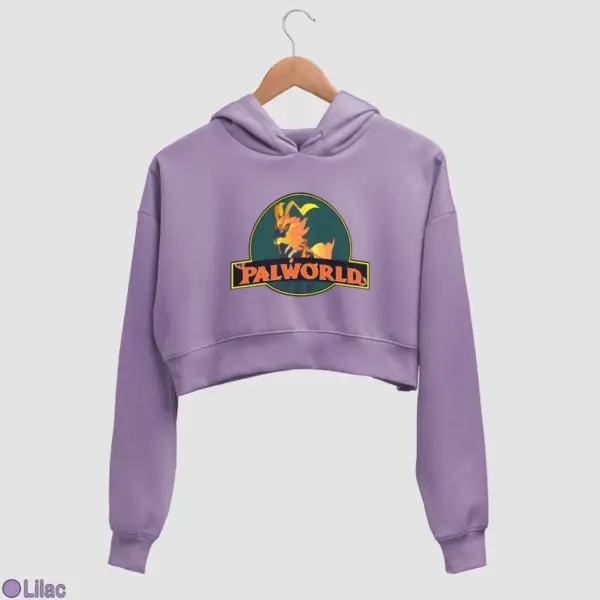Palworld Pyrin Women's Crop Hoodie - Image 10