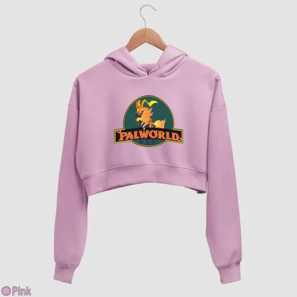 Palworld Pyrin Women's Crop Hoodie - Image 13