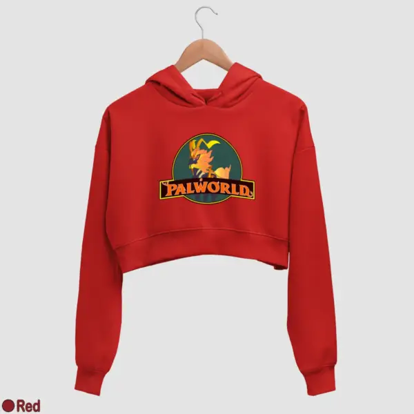 Palworld Pyrin Women's Crop Hoodie - Image 15