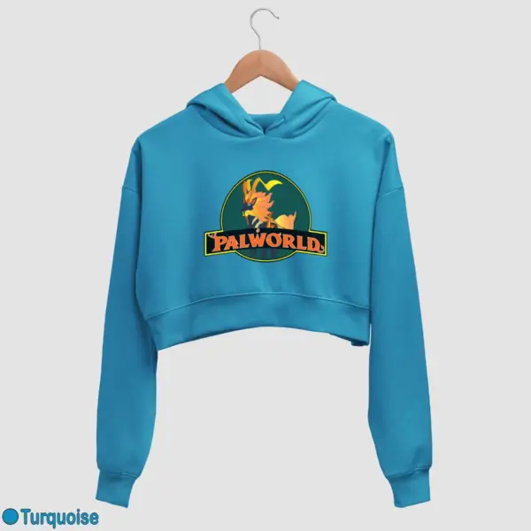 Palworld Pyrin Women's Crop Hoodie - Image 16