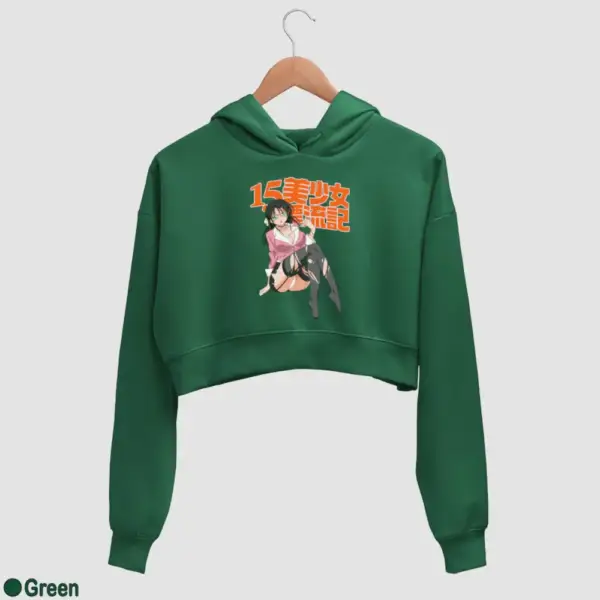 15 Bishoujo Hyouryuuki Women's Crop Hoodie - Image 8