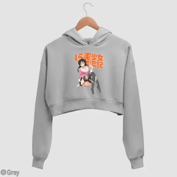 15 Bishoujo Hyouryuuki Women's Crop Hoodie - Image 9