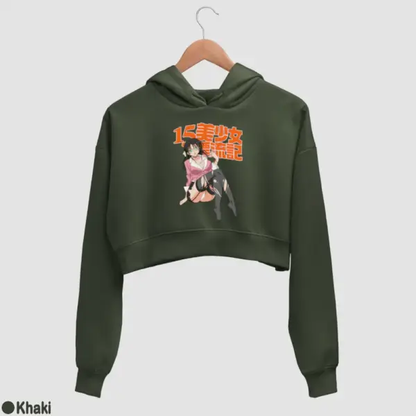 15 Bishoujo Hyouryuuki Women's Crop Hoodie - Image 10