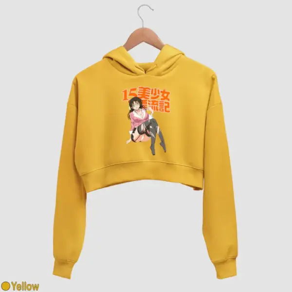 15 Bishoujo Hyouryuuki Women's Crop Hoodie - Image 19