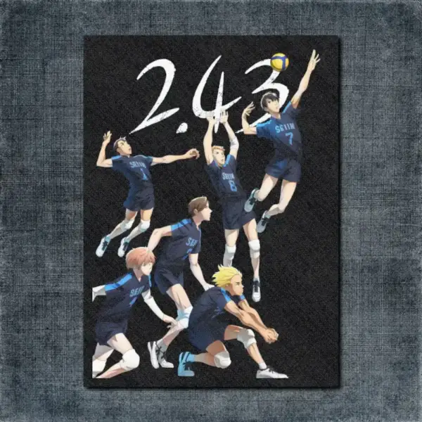 2.43 Seiin High School Boys Volleyball Team Back Patch