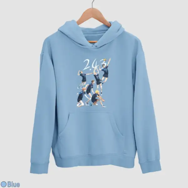 2.43 Seiin Koukou Danshi Volley Bu Men's Hoodie - Image 3