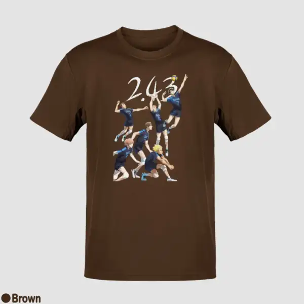 2.43 Seiin Koukou Danshi Volley Bu Men's T-Shirt - Image 3