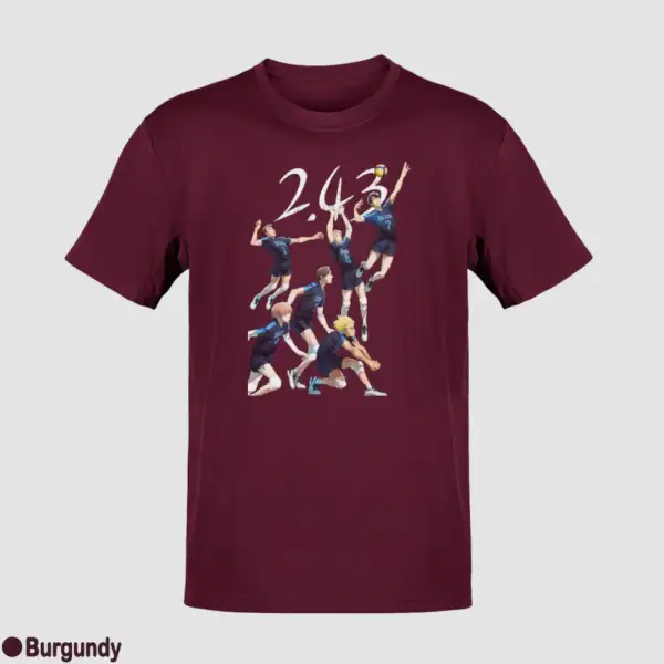 2.43 Seiin Koukou Danshi Volley Bu Men's T-Shirt - Image 4