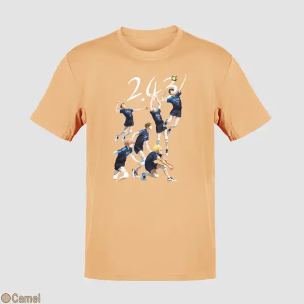 2.43 Seiin Koukou Danshi Volley Bu Men's T-Shirt - Image 5