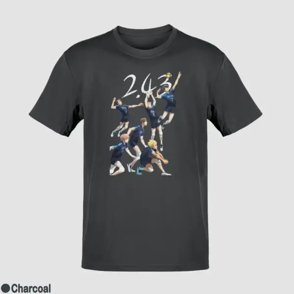 2.43 Seiin Koukou Danshi Volley Bu Men's T-Shirt - Image 6
