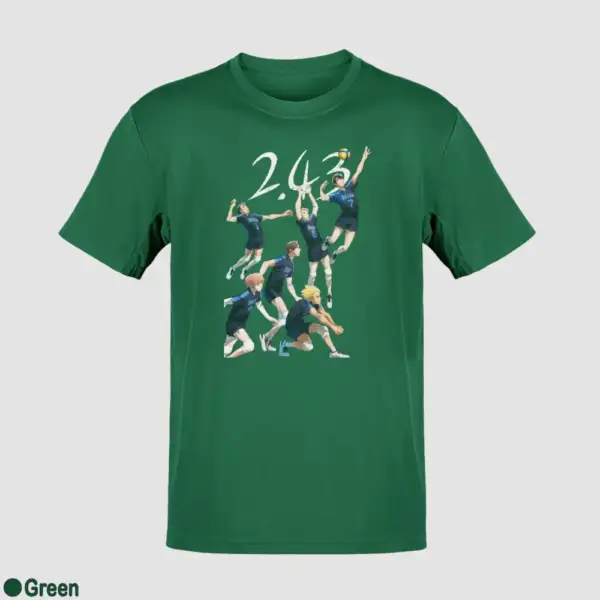 2.43 Seiin Koukou Danshi Volley Bu Men's T-Shirt - Image 7