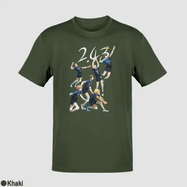 2.43 Seiin Koukou Danshi Volley Bu Men's T-Shirt - Image 9