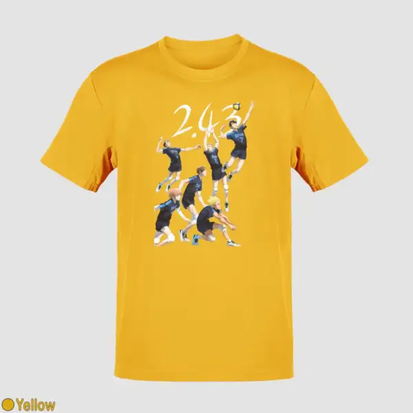 2.43 Seiin Koukou Danshi Volley Bu Men's T-Shirt - Image 19