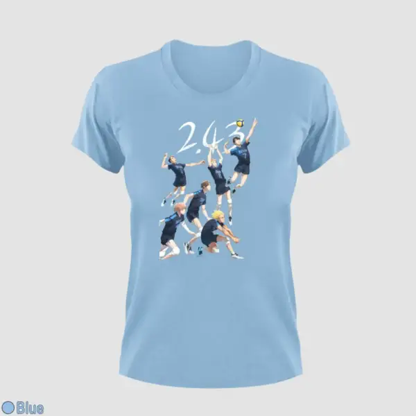 2.43 Seiin Koukou Danshi Volley Bu Women's Yellow T-Shirt - Image 3