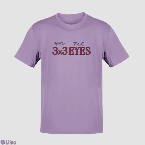 3x3 Eyes Logo Men's T-Shirt - Image 11
