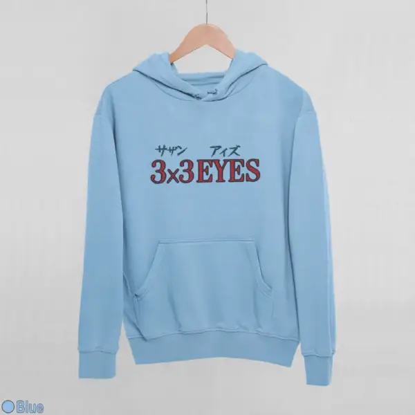 3x3 Eyes Logo Women's Hoodie - Image 3