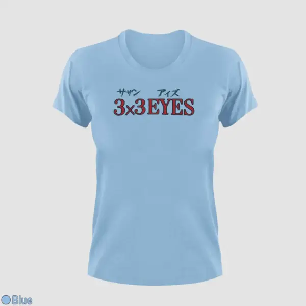 3x3 Eyes Logo Women's T-Shirt - Image 3