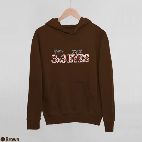 3x3 Eyes Logo Women's Hoodie - Image 4
