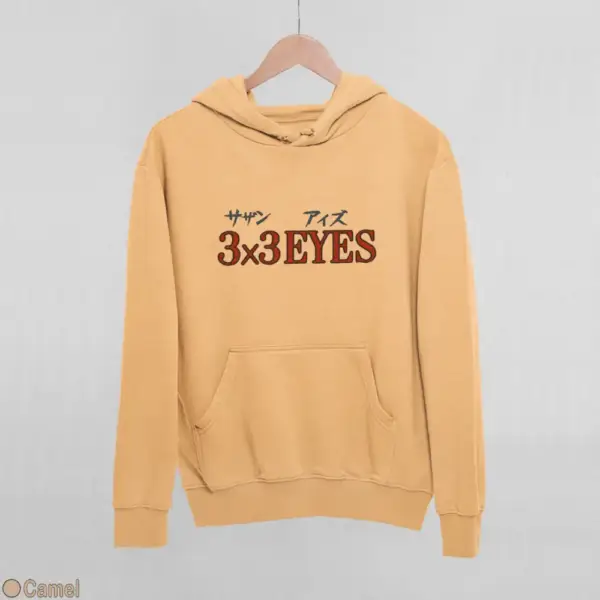3x3 Eyes Logo Women's Hoodie - Image 5