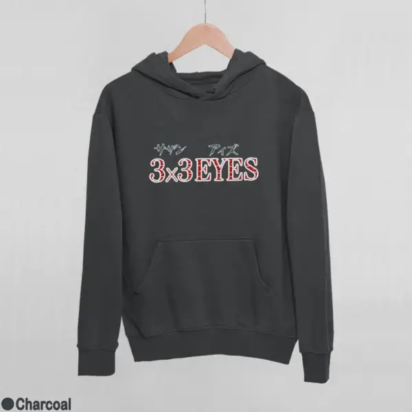 3x3 Eyes Logo Women's Hoodie - Image 6