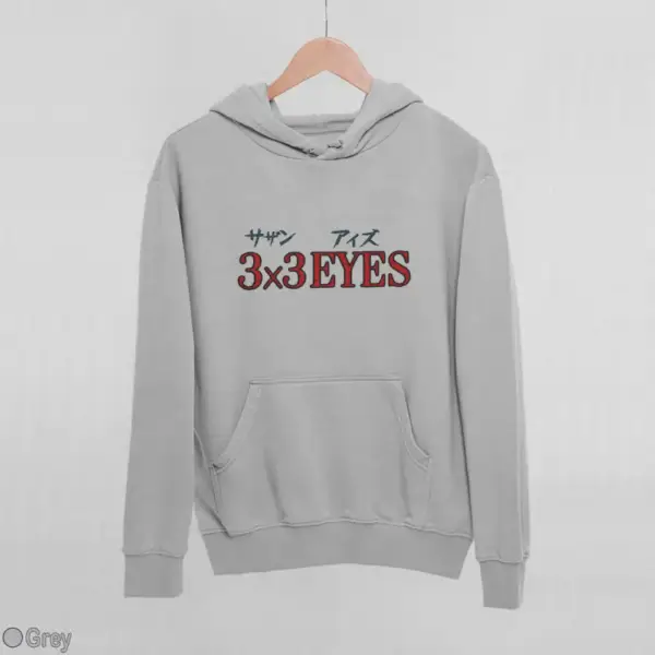 3x3 Eyes Logo Women's Hoodie - Image 8