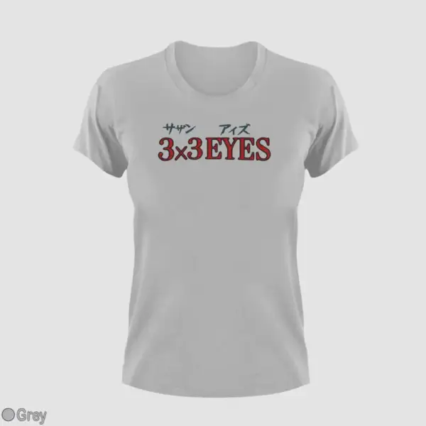 3x3 Eyes Logo Women's T-Shirt - Image 7