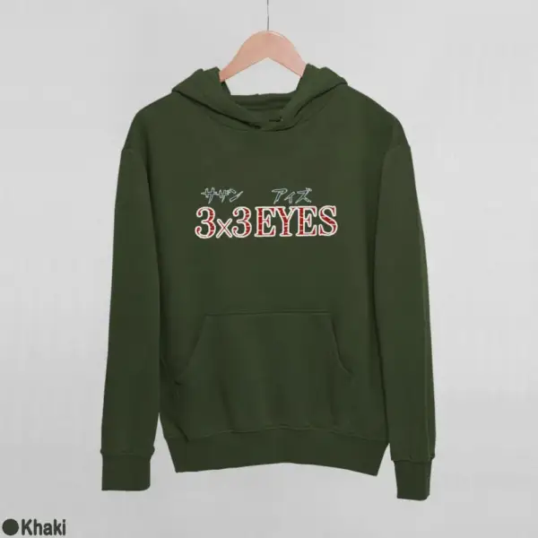 3x3 Eyes Logo Women's Hoodie - Image 9