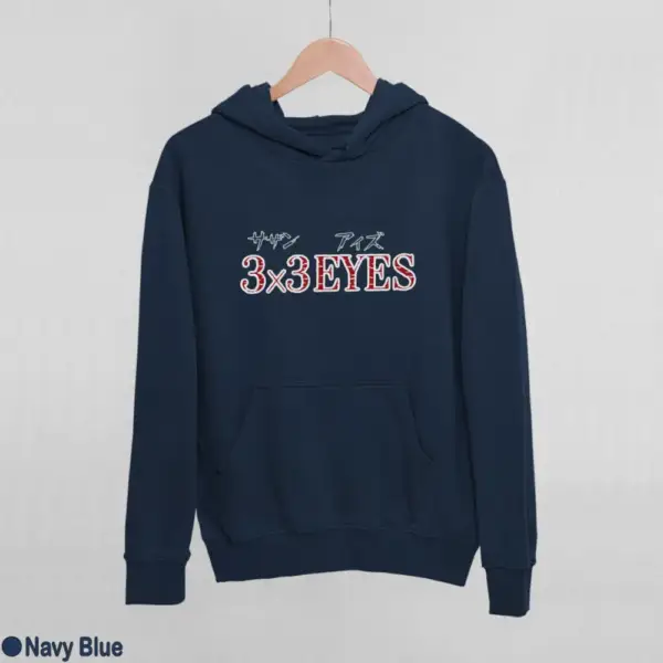 3x3 Eyes Logo Women's Hoodie - Image 11