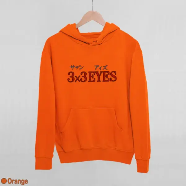 3x3 Eyes Logo Women's Hoodie - Image 12