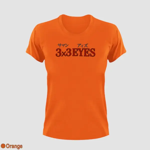 3x3 Eyes Logo Women's T-Shirt - Image 9