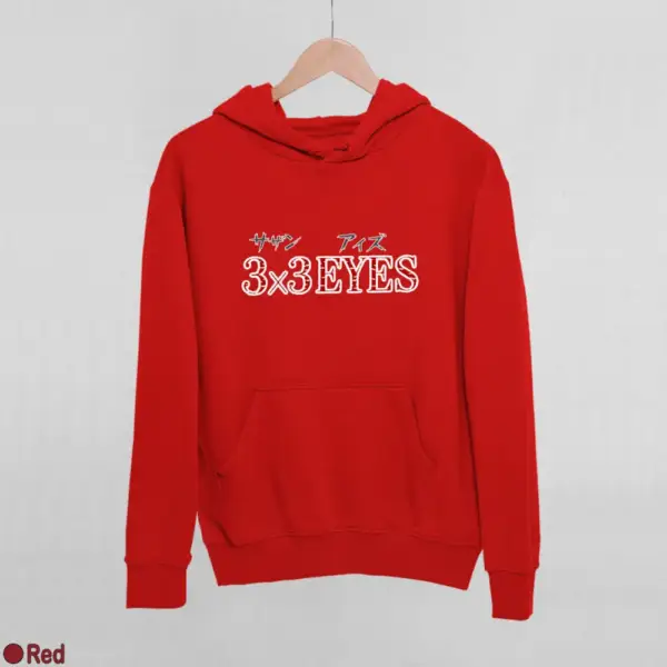 3x3 Eyes Logo Women's Hoodie - Image 16