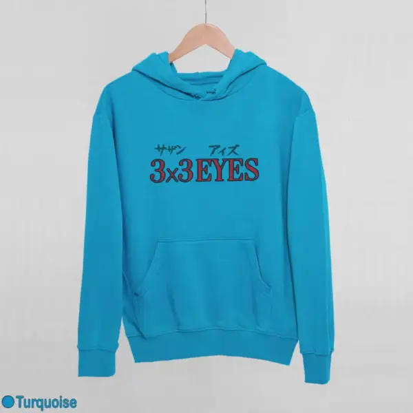 3x3 Eyes Logo Women's Hoodie - Image 17
