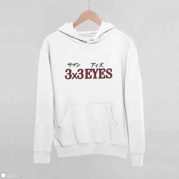 3x3 Eyes Logo Women's Hoodie - Image 18