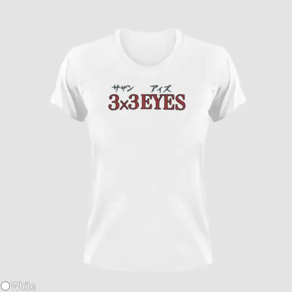 3x3 Eyes Logo Women's T-Shirt - Image 14