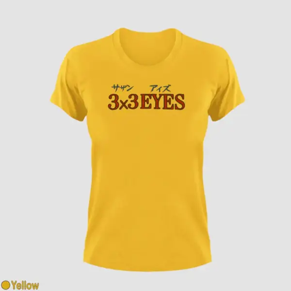 3x3 Eyes Logo Women's T-Shirt - Image 15
