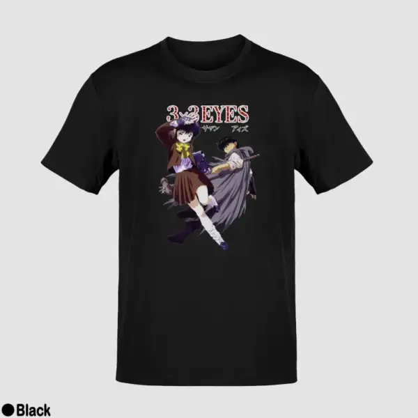 3x3 Eyes Men's Red T-Shirt - Image 2