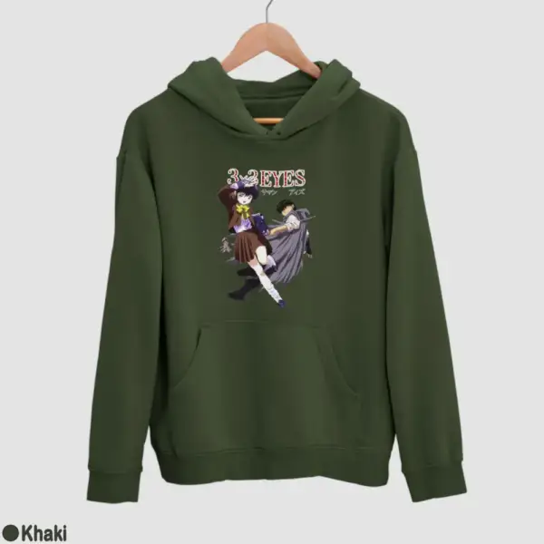 3x3 Eyes Men's Hoodie - Image 9