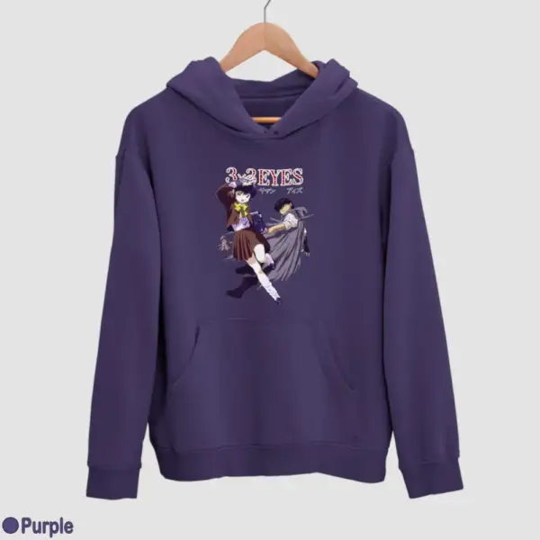 3x3 Eyes Men's Hoodie - Image 15