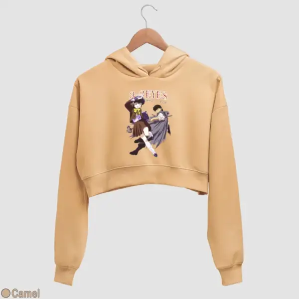 3x3 Eyes Women's Crop Hoodie - Image 6