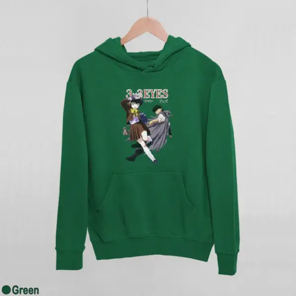 3x3 Eyes Women's Hoodie - Image 8