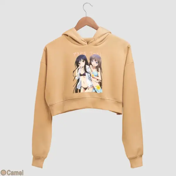 Kuroyukihime, Kurasaki Fuuko Women's Crop Hoodie - Image 6