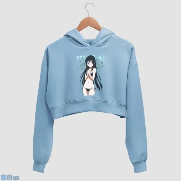 Kuroyukihime Women's Crop Hoodie - Image 3