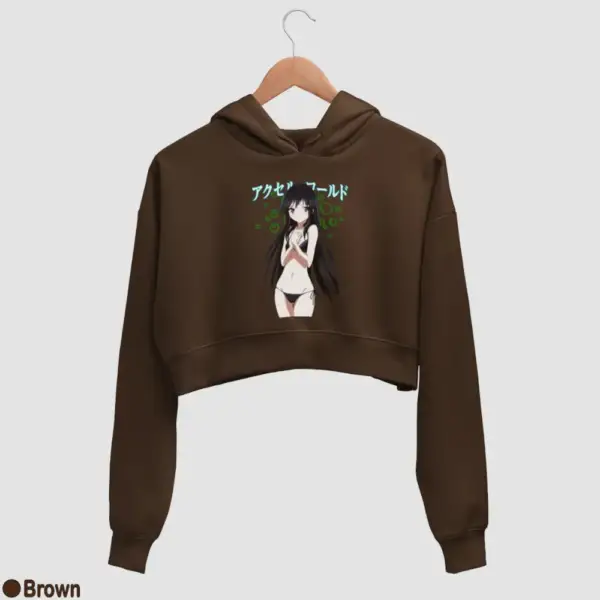 Kuroyukihime Women's Crop Hoodie - Image 4