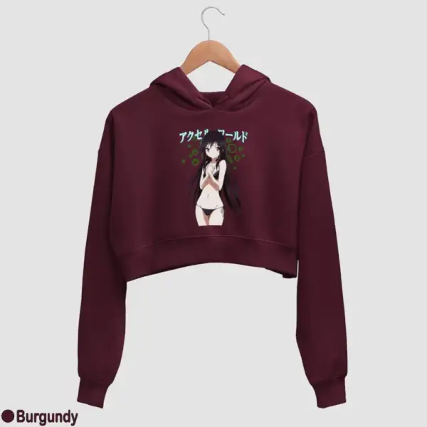 Kuroyukihime Women's Crop Hoodie - Image 5
