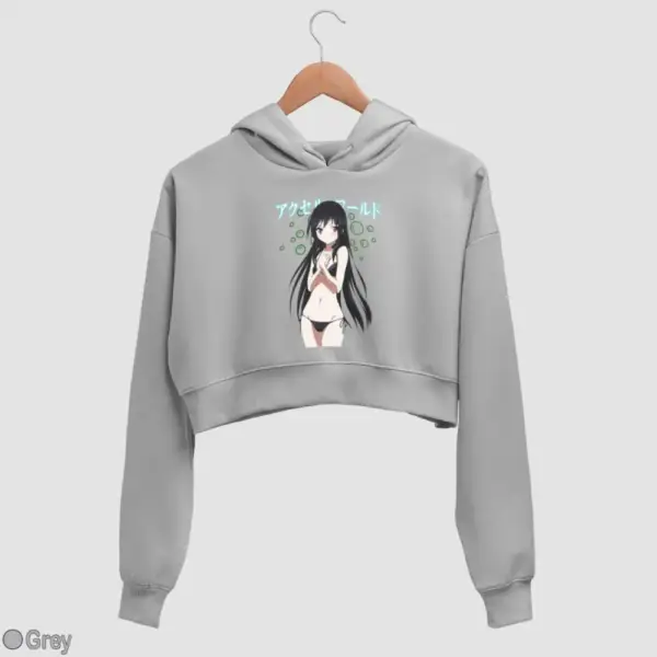 Kuroyukihime Women's Crop Hoodie - Image 9