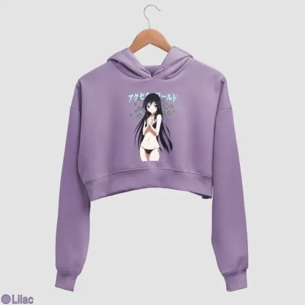 Kuroyukihime Women's Crop Hoodie - Image 11