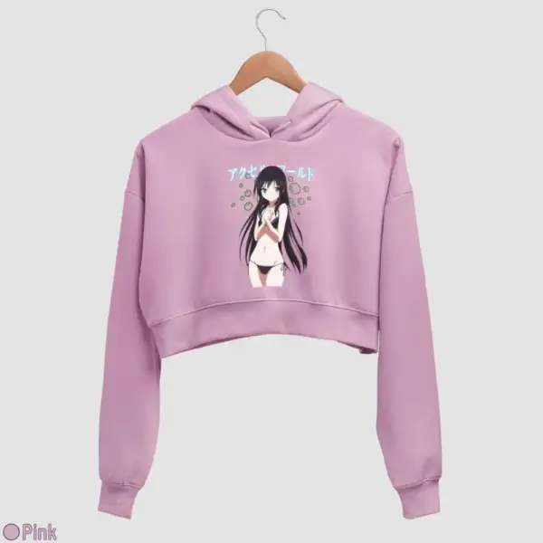 Kuroyukihime Women's Crop Hoodie - Image 14